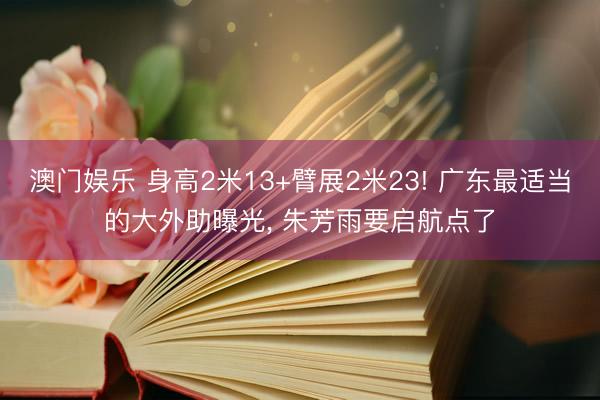 澳门娱乐 身高2米13+臂展2米23! 广东最适当的大外助曝光， 朱芳雨要启航点了